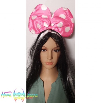 Bandolete Minnie Mouse Rosa Grande