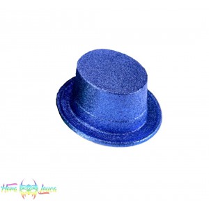 Chapéu de Purpurinas Azul