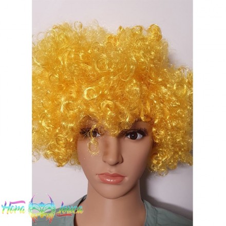 Perucas Afro (Amarelo)